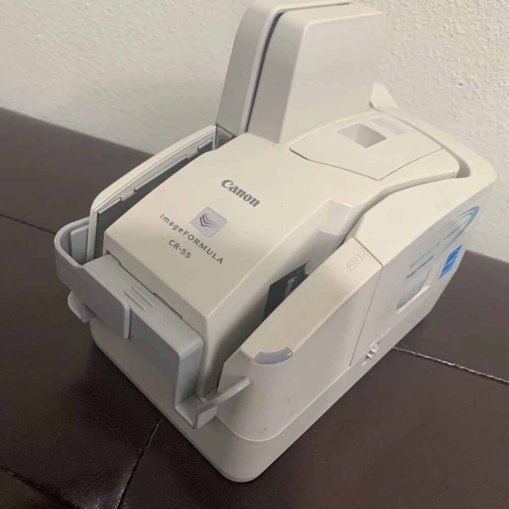 Canon CR-55 - Image FORMULA Check scanner M11056 With Power Supply‎ Used working